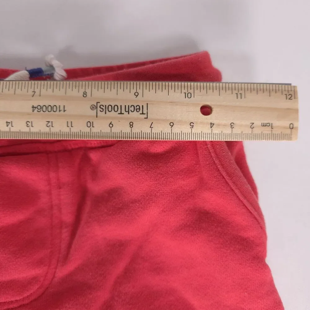 Mini BODEN Boys Red Cotton Sweet Shorts MEDIUM Drawstring Pockets‎ Casual